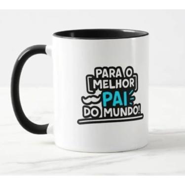 Imagem de Caneca Para o Melhor Pai do Mundo Papai Urso Int Preto