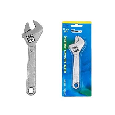 Imagem de Western 720/06 Chave Inglesa, Prata, 15 cm