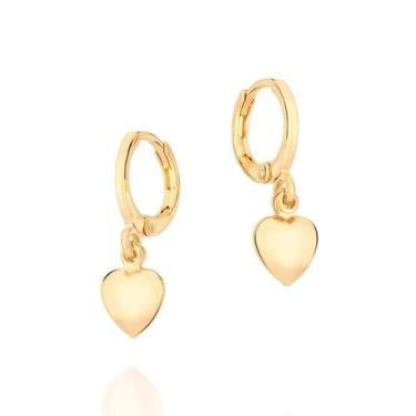 Imagem de Brincos banhado ouro 3x 24k 18k e 22k ou prata 925 femininos argola co