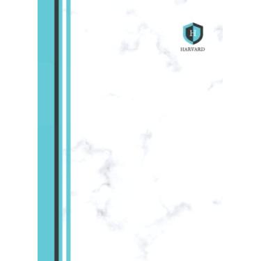 Imagem de Cuaderno HADVARD de hojas cuadriculadas de 5 x 5 mm, tamaño de libreta 21 cm x 29.7 cm, color blanco y azul (50 hojas de papel, 100 páginas)