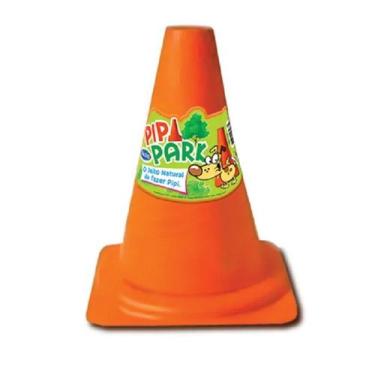 Imagem de Banheiro Chalesco Para Cães Machos Pipi Park Laranja - Tamanho 2