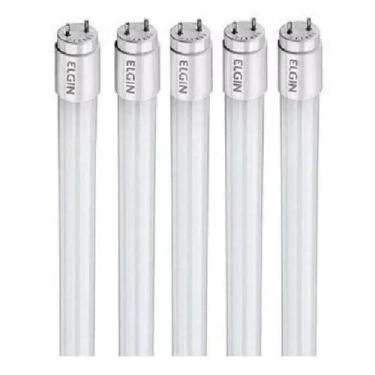 Imagem de Kit 5 Lâmpadas Led Tubular 60cm 9w/10w 900lm Bivolt 6500k - Elgin