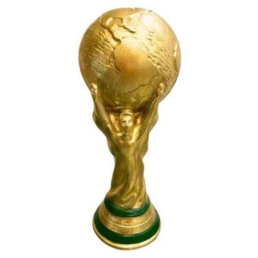 Imagem de Taça Copa Do Mundo Fifa 20cm Rica Em Detalhes - Tropical Gardem