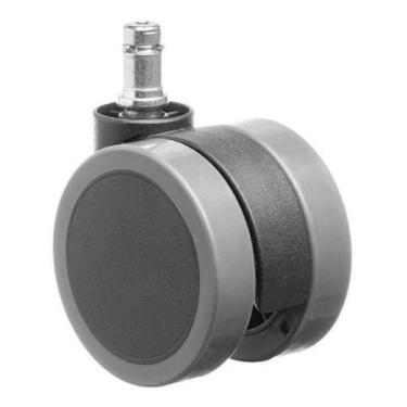 Imagem de Kit 5 Rodizio Roda 65mm Nylon/pu Cadeira Escritorio Assentex - SQUADRO