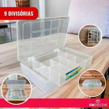 Imagem de Caixa Box Organizadora com 9 Divisões - Plasmont