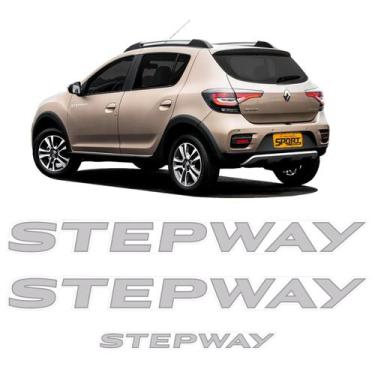 Imagem de Kit Adesivos Sandero Stepway 2020 2021 Lateral e Traseiro - SPORTINOX