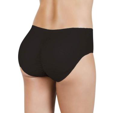 Imagem de Calcinha Enchimento no Bumbum Love Secret 805201 Modal, Preto, G