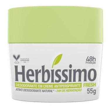 Imagem de Desodorante Creme Antitranspirante Fresh Herbíssimo 55G