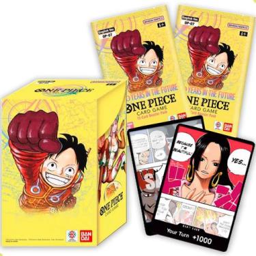 Imagem de One Piece TCG Double Pack Set 4 OP 07 500 Years Future Card Game Inglê
