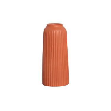 Imagem de Vaso Decorativo em Cerâmica Home Modelo Waves P Terracota - Sara Decor