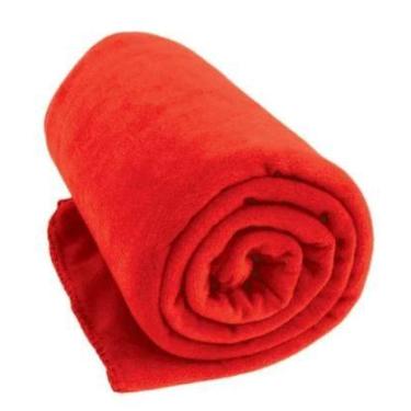 Imagem de Cobertor Microfibra SOLTEIRO 1,50m x 2,20m - BORGON, vermelho