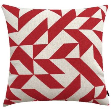 Imagem de Almofada Estampada Geométrica Brindisi - Vermelha - FASTLAR