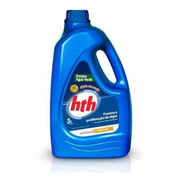 Imagem de Algicida Manutenção Previne Piscina Água Verde 5 Litros Hth - Globalma