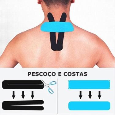 Imagem de Bandagem Elástica Gold Sports Adesiva Neuromuscular, Marrom, Único, Un