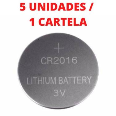 Imagem de Pilha Bateria Lithium Cr2016/Cr2025/Cr2032 3v Botão Moeda Elgin Cartel