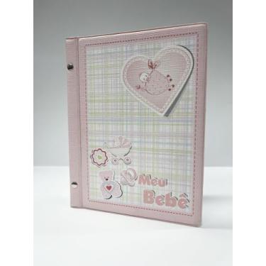 Imagem de Álbum de fotos modelo meu bebê rosa - código 1209 - SEM MARCA.