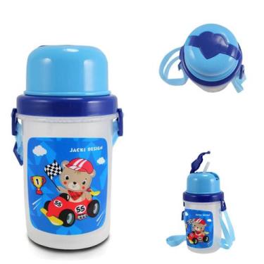Imagem de Garrafinha Squeeze Infantil 450ml Meninos Garrafa Agua Suco - FILHOTIN