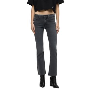 Imagem de Hudson Calça jeans feminina Nico cintura média Bootcut, Noite escura, 23