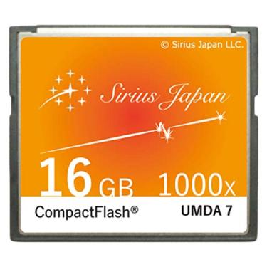Imagem de Cartão Sirius CF de 16 GB 【Cor: Cenoura】 Como uma variação de cor café fresca (mais de 80 modelos) Cartão Flash compacto 1000X ESC10-16Gcr