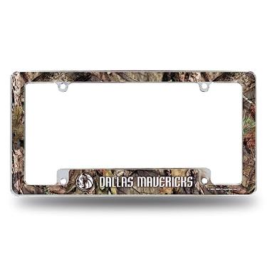 Imagem de Rico Industries NBA Dallas Mavericks Mossy Oak 30,48 cm x 15,24 cm Moldura de placa automotiva para carro/caminhão/SUV