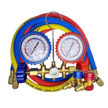 Imagem de Manifold Automotivo Completo R134a De 90cm Engate Rápido de Alta e Bai