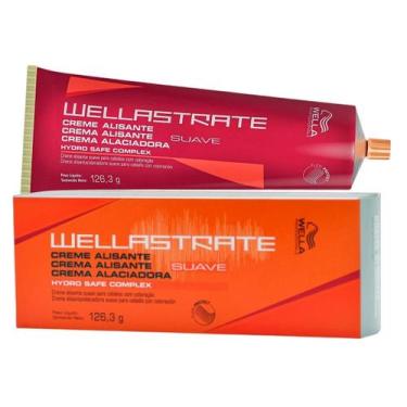 Imagem de Creme Alisante Para Cabelo Wellastrate Wella Suave Profissional 126.3g