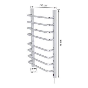 Imagem de Toalheiro Térmico - Cromado - Toalhas Quentes - 110v - Flape