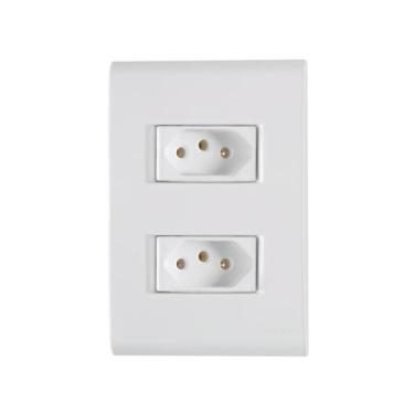 Imagem de Conjunto 2 Tomadas 20A Liz Branca - Tramontina