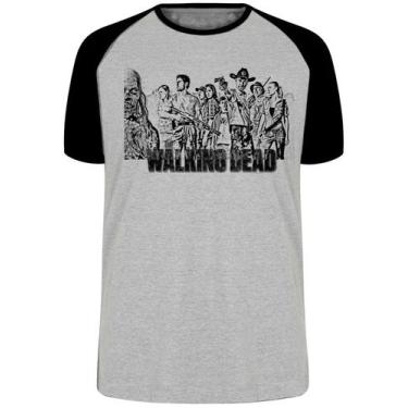 Imagem de Camiseta The Walking Dead Serie Blusa Plus Size extra grande adulto ou