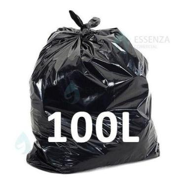 Imagem de Saco De Lixo 100 Litros 100 Unidades 0,06 - HIGIPACK