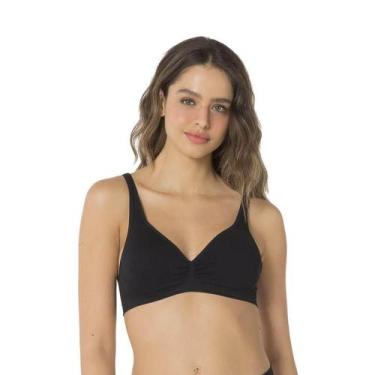 Imagem de Sutiã Básico Top T-Shirt Trifil C03294 Microfibra, Preto, 42