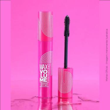 Imagem de Máscara De Cílios Max Lash Curva e Volume Rosa - Mahav