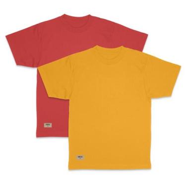 Imagem de Kit Casual Masculino 2 Camisetas Malha Penteada Algodão 30.1 - Di Nuev