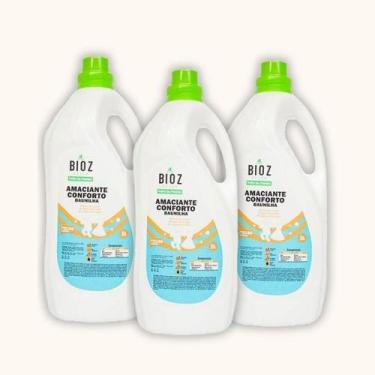 Imagem de Kit 3X: Amaciante Conforto Biodegradável Bioz Green 3L