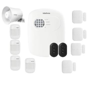 Imagem de Kit Alarme Intelbras Residencial Comercial 5 Sensores 24 Net Via App
