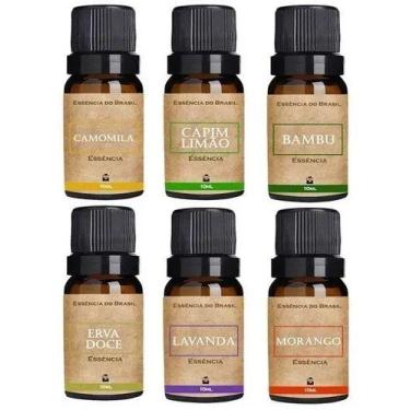 Imagem de Kit 6 Essências Aromatizador / Difusor Para Ambientes - Essência do Br