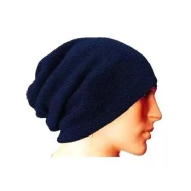 Imagem de Gorro Liso Touca Térmica Tricot De Inverno Básico Casual Unissex - PIE