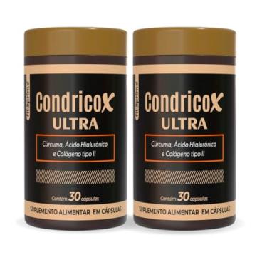 Imagem de Kit 2x Condricox Ultra Cúrcuma Ácido Hialurônico Colágeno Tipo II com 30 Cápsulas