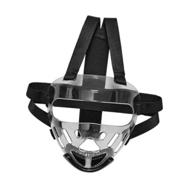 Imagem de YIJU Máscara facial de taekwondo, capa de proteção facial, grelha facial para crianças e adultos, protetor facial transparente para treinamento,
