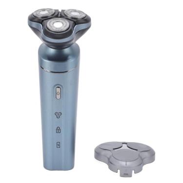 Imagem de Aparador de Barba Elétrico, Cortador de Barba Elétrico 3 Em 1 para Homens Com Costeletas e Aparador de Pêlos do Nariz, Kit Multifuncional de Aparador de Barba, Fácil Limpeza e