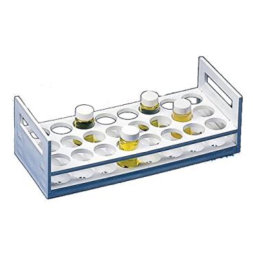 Imagem de Bel-Art F18512-0000 Science Ware Suporte para frascos de cintilação, 24 lugares, 9,5 cm de altura, 12,7 cm de largura, 29,8 cm de comprimento, polipropileno (pacote com 4)