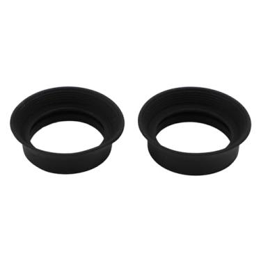 Imagem de Masyrt 2 Peças Ocular de Borracha Macia Dobrável, Adequada para Microscópio de 28 a 32 Mm, Capa de Ocular Monocular e Binocular
