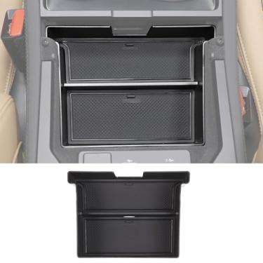 Imagem de HAPPYHORSE Acessórios de caixa de armazenamento para console central de carro compatíveis com Land Rover Discovery Sport 2024 console central organizador de moedas recipiente de armazenamento