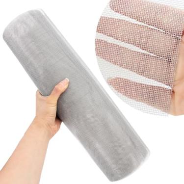 Imagem de Malha de aço inoxidável 304, rolo de malha de arame de 20, malha de tela de 40 cm x 203 cm, tela de janela à prova de gatos, tela de roedor, malha de metal fina, resistente para ventilação, não cai