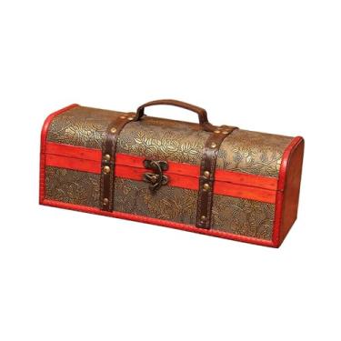 Imagem de MYCENSE Caixa de cerveja de madeira, estojo para transporte de cerveja, alça de couro PU, suporte para cerveja artesanal, suporte para garrafas de 750ml,