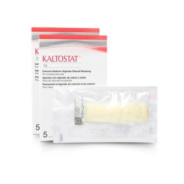 Imagem de Curativo Kaltostat Estéril Fita 2G 02 Caixas (C/10 Unds) 168117 - Conv