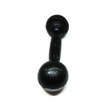 Imagem de Halter Bola Pintado 4Kgs Musculação Academia Em Casa - 1 Fit