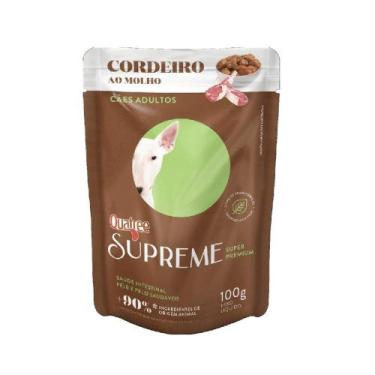 Imagem de Quatree Supreme Sache Caes Adultos Cordeiro 100G