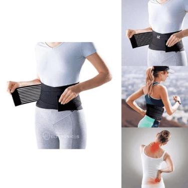 Imagem de Cinta Lombar Abdominal Coluna Cargas Pesadas Alta Qualidade XM51438 - 