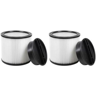 Imagem de SpaceTent Filtros de cartucho 2 Pace 08-2566B adequados para a maioria dos aspiradores de pó úmido/seco de 5-18 galões.